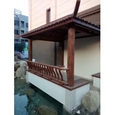 青岛龙湖别墅庭院景观设计施工案例