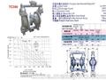 气动隔膜泥浆水泵TC气动隔膜纸浆泵塑料自吸泵增压泵水泵