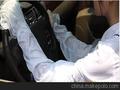 汽车用品防晒印花手套抗紫外线辐射蕾丝遮阳长袖套冰丝护袖手套