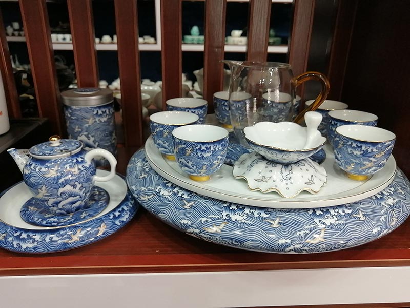 景德镇中式陶瓷功夫茶具定制周年庆典礼品