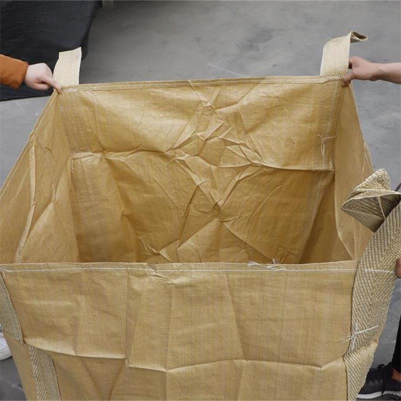 襄樊全新黄色再生料吨袋太空袋集装包污泥预压袋