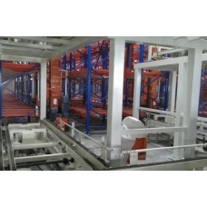 1A重庆自动化立体仓库垂直提升货柜AGV智能分拣线找工业机器人