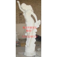 汉白玉大理石欧式人物雕塑