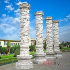 石雕文化柱广场公园华表雕塑